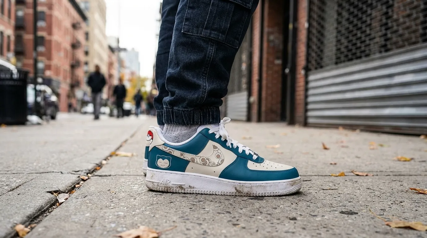 No.0143 Snorlax Custom Sneakers