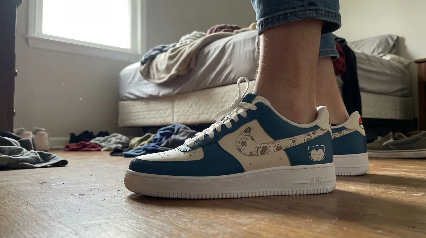 No.0143 Snorlax Custom Sneakers
