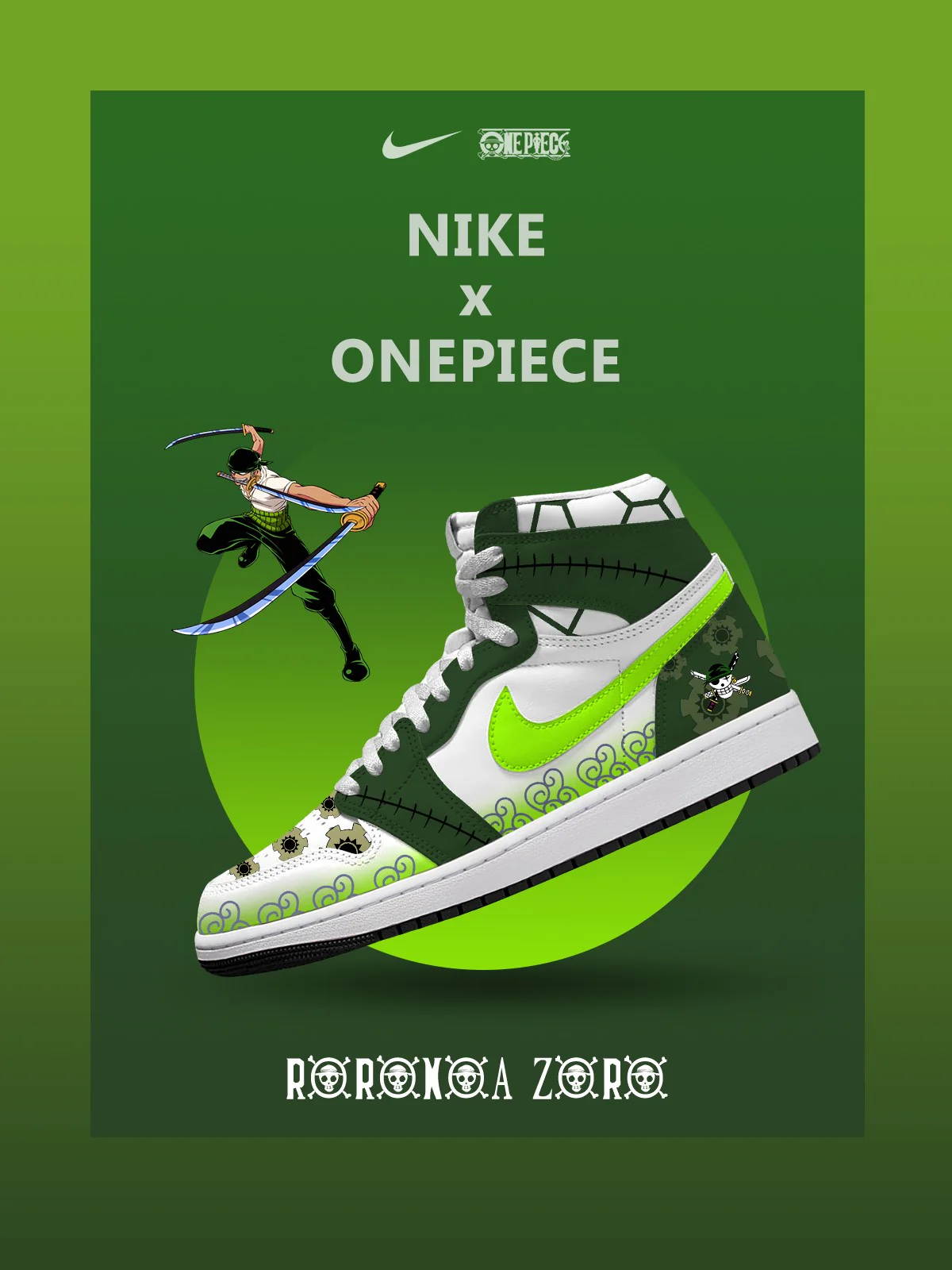 JD 1 custom shoe example
